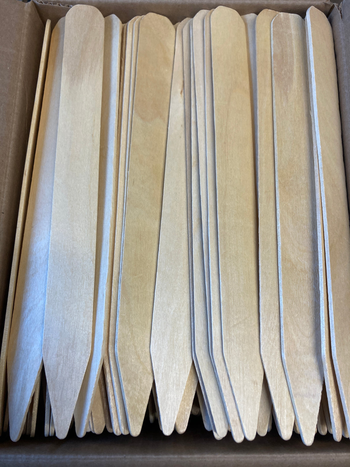 Wood Plant Labels 12"