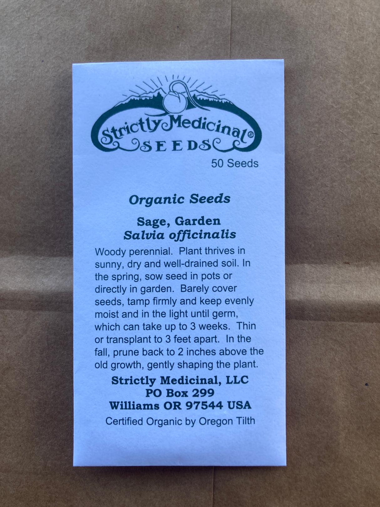 Seeds Sage, Garden