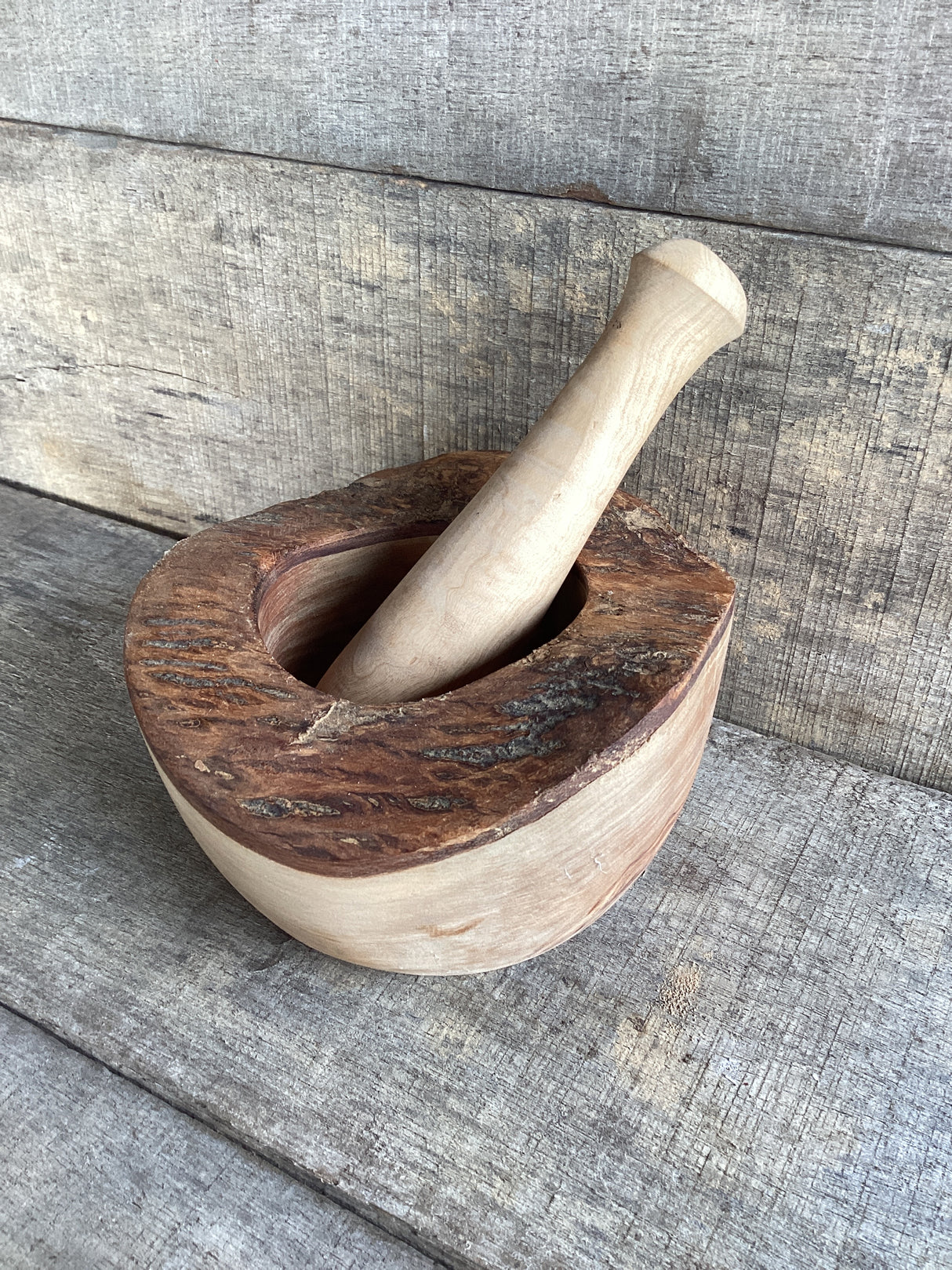 Mortar & Pestle 5" Olivewood