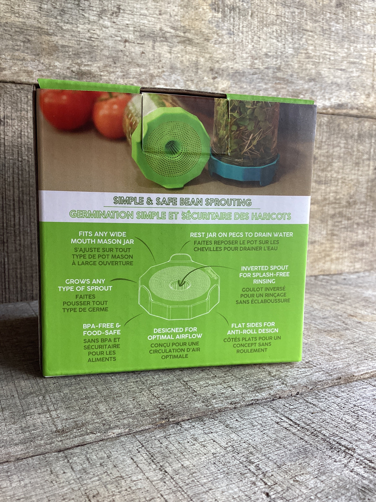 bean screen sprout lid in box for sale