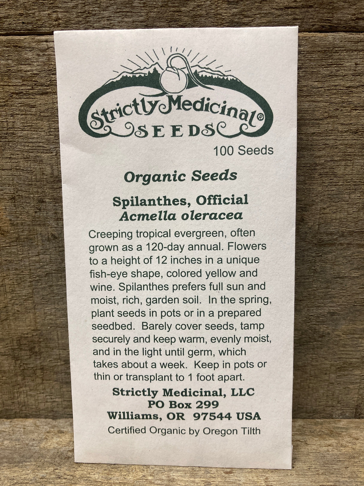 Seeds Spilanthes, Official
