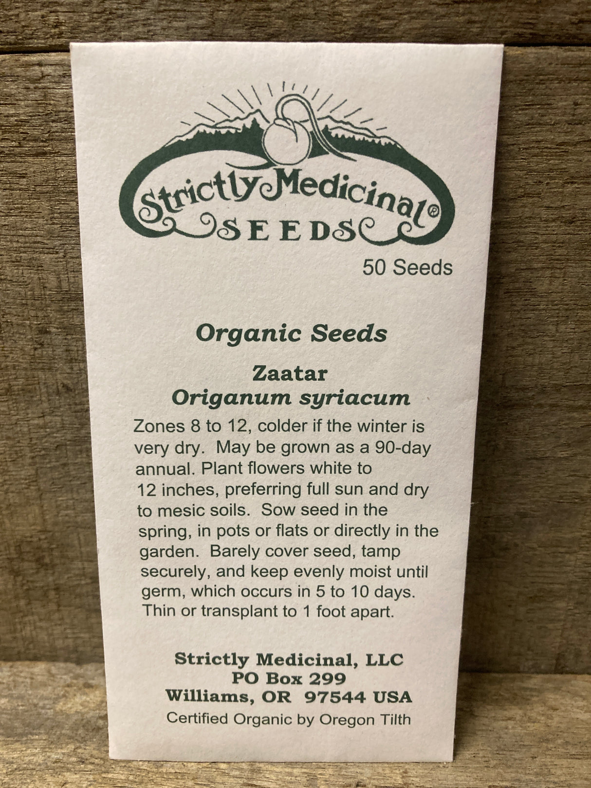 Seeds Zaatar