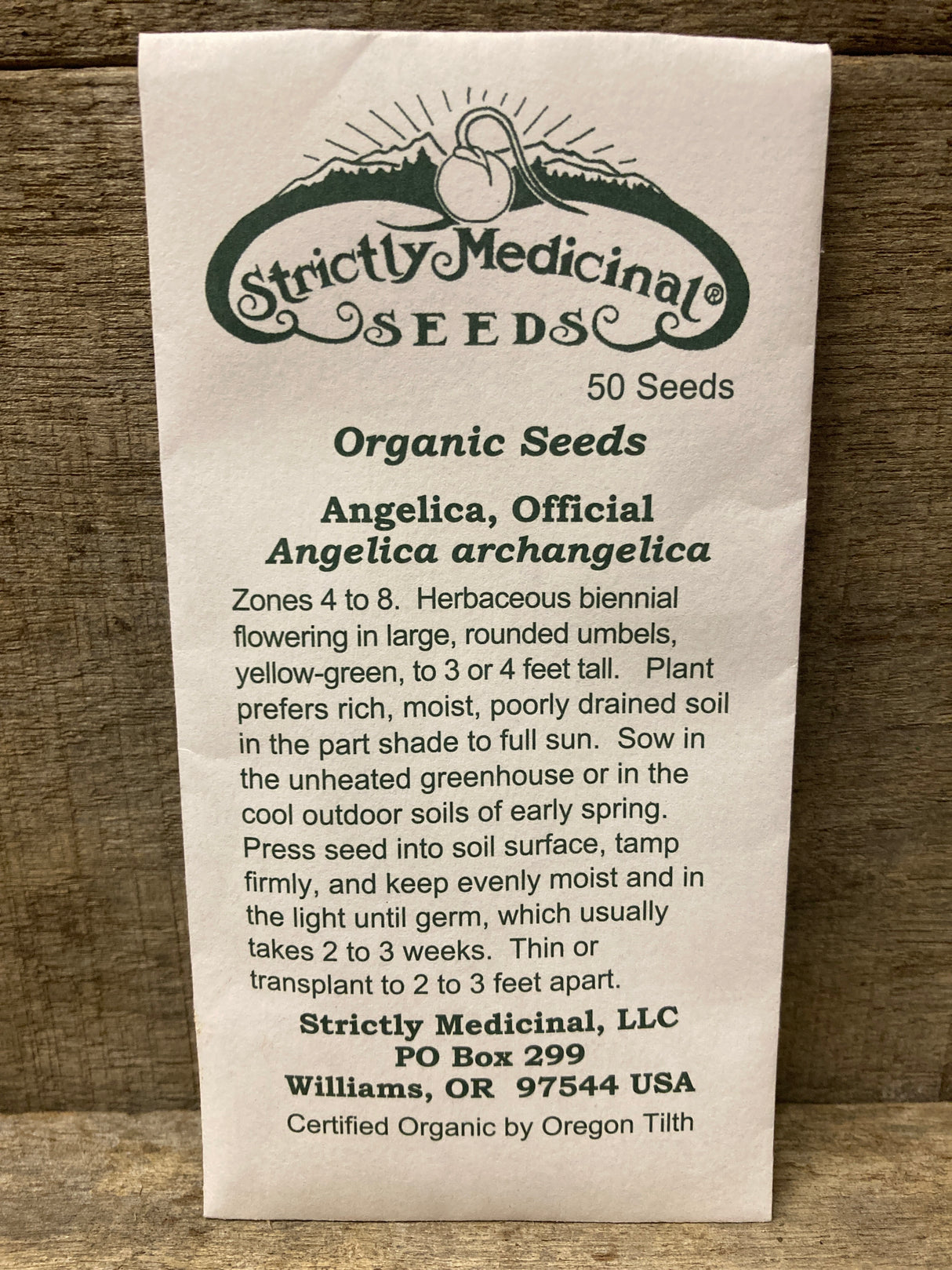 Seeds Angelica, Official