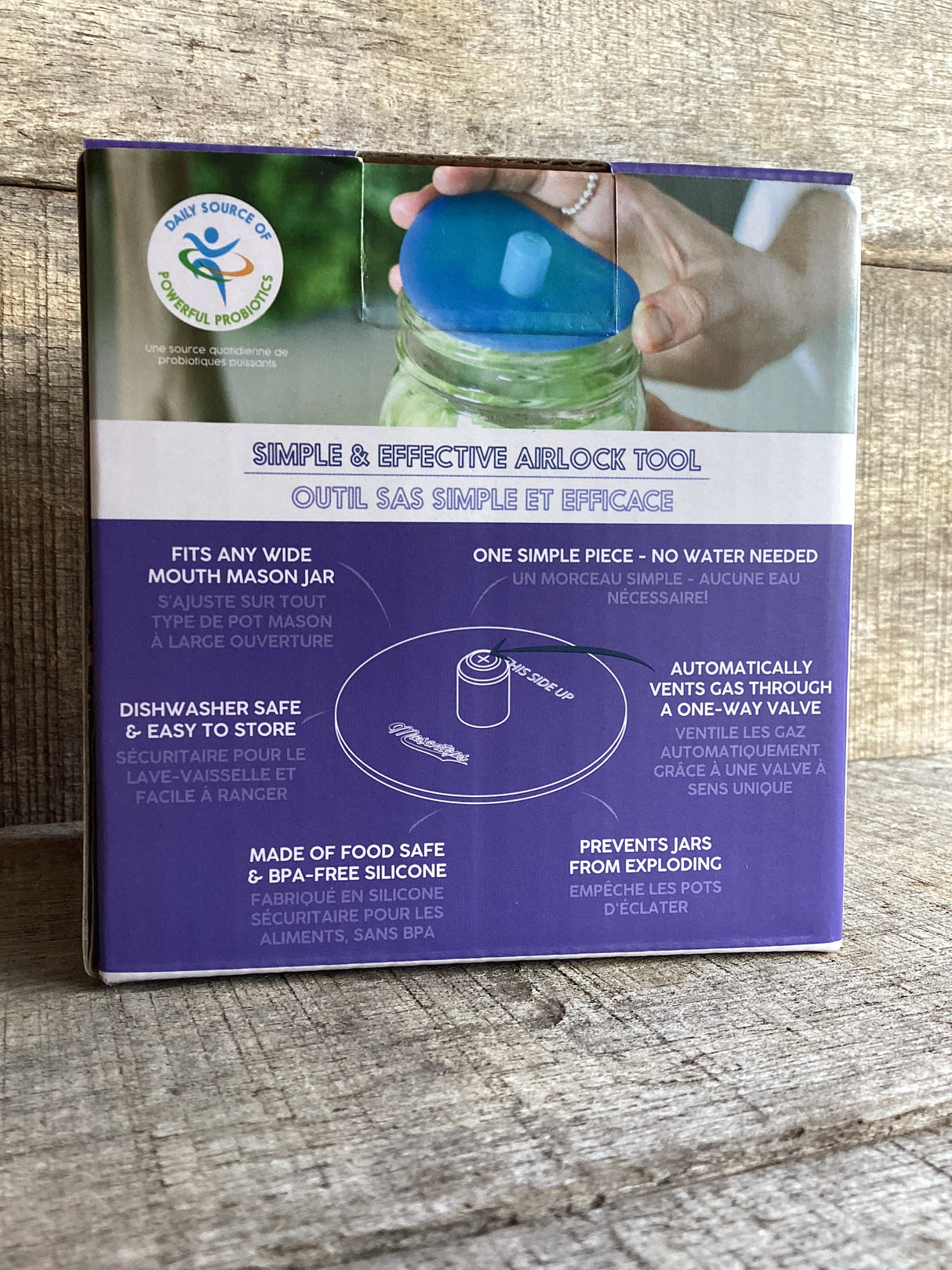 pickle pipe wide mouth jar fermentation lid for Sale