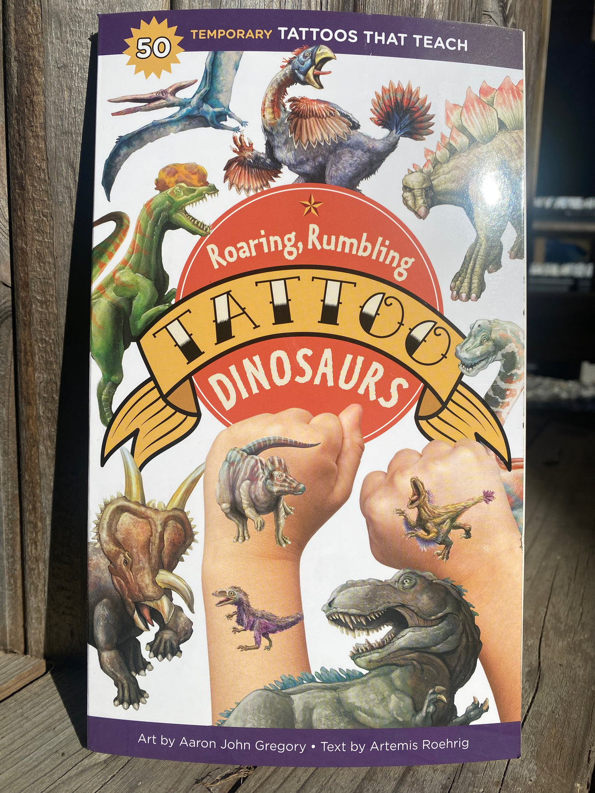 Tattoo Roaring Dinosaurs