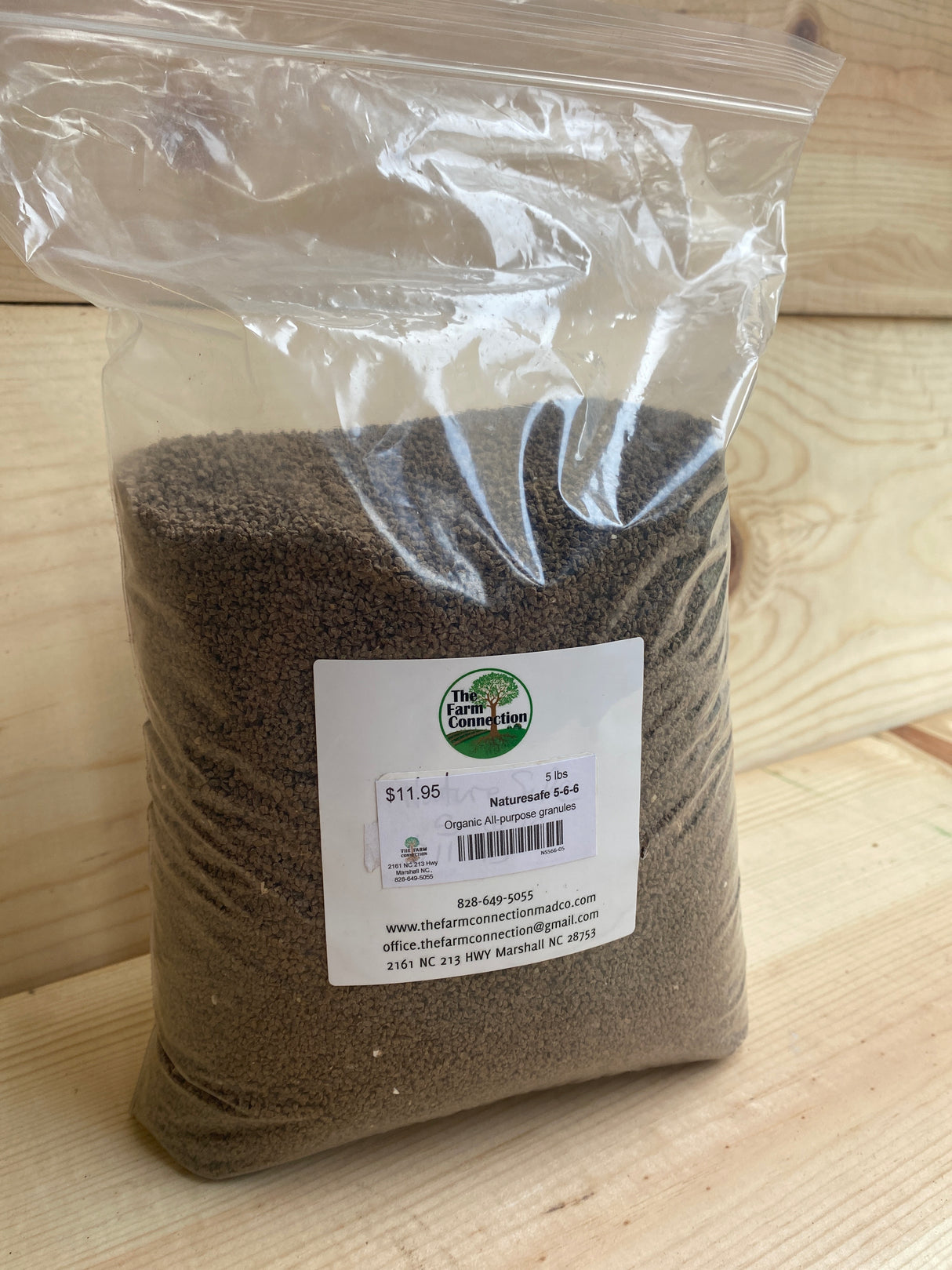 NatureSafe Starter 5-6-6 organic fertilizer for transplant success, root development, and seedling establishment in gardens and greenhouses