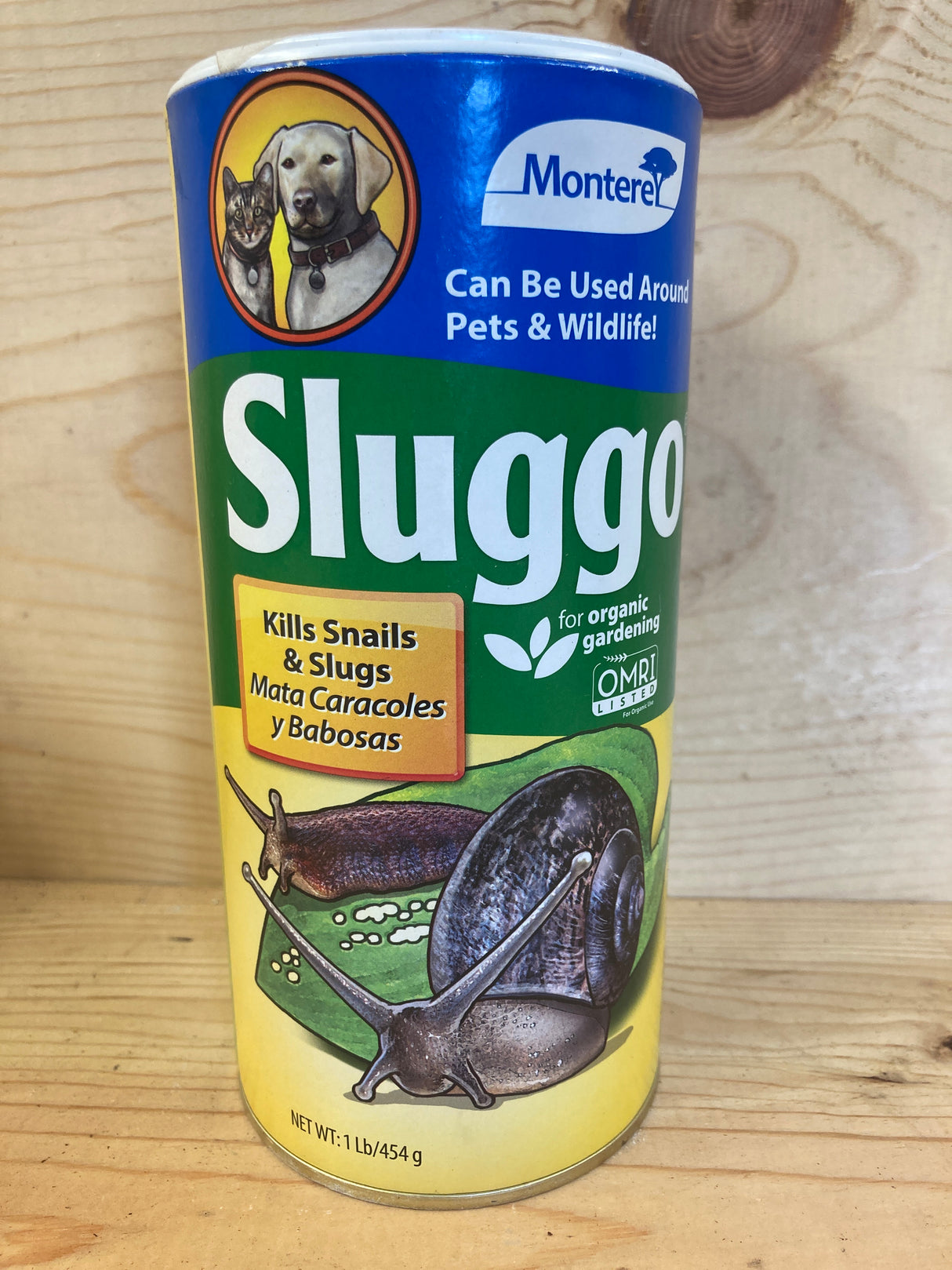 Sluggo organic bait for slugs and snails, safe for use around vegetables, pets, and pollinators