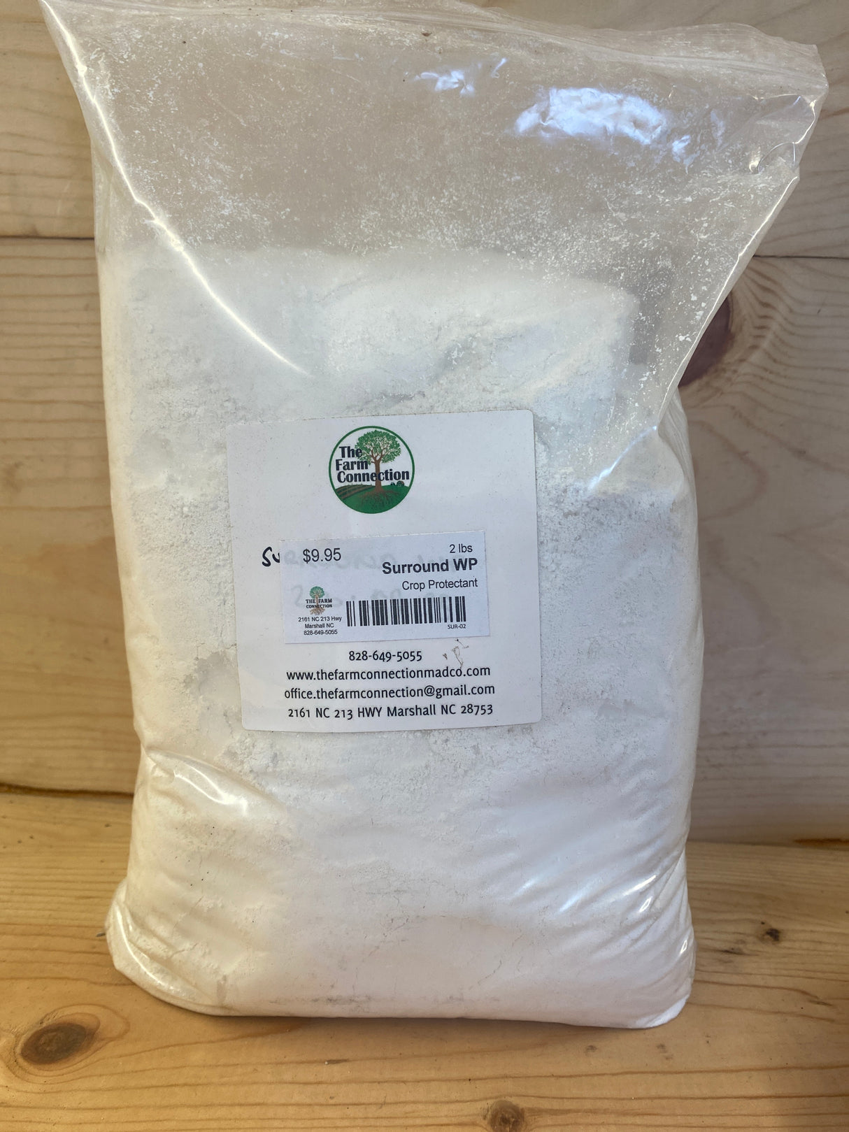 Surround WP kaolin clay crop protectant for insect deterrence and sunburn protection on fruit, vegetables, and berries