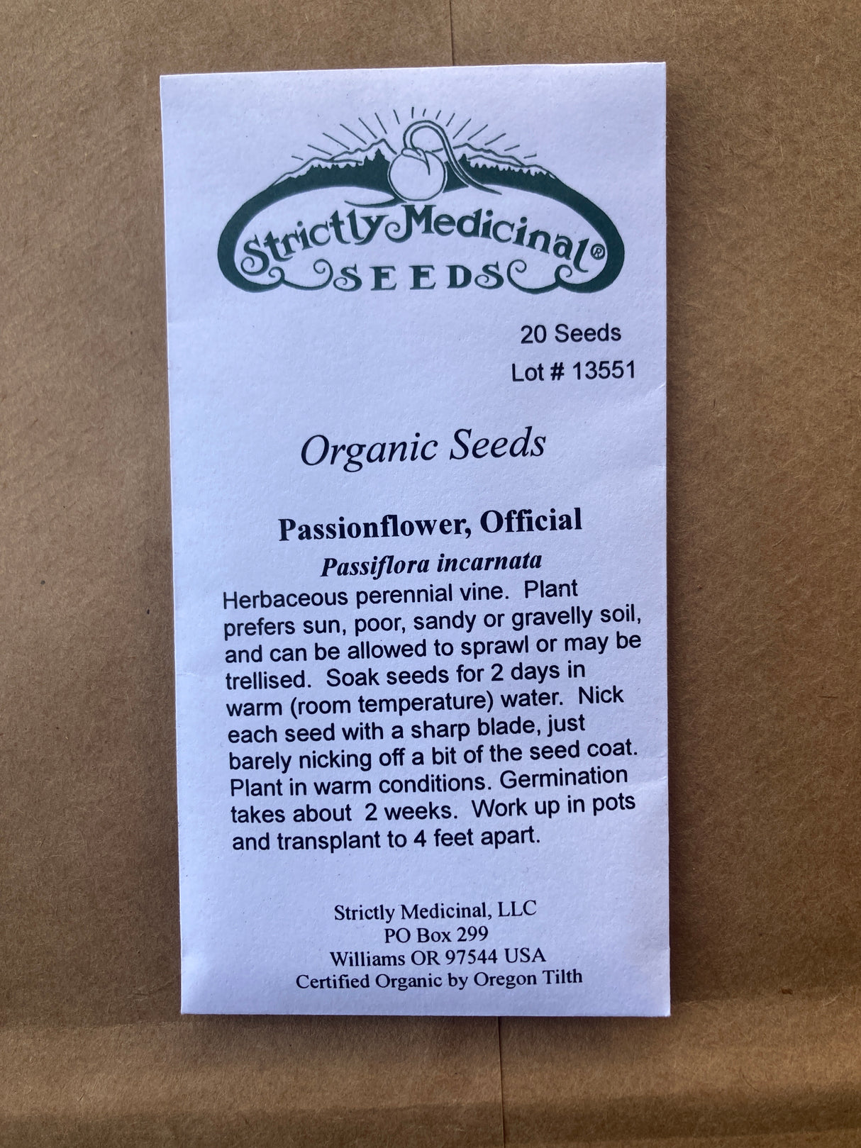 Seeds Passionflower Official