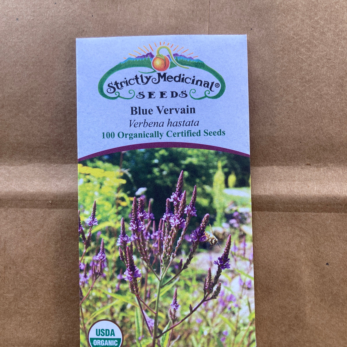 Seed Packet, Vervain, Color Blue For Sale – The Farm Connection