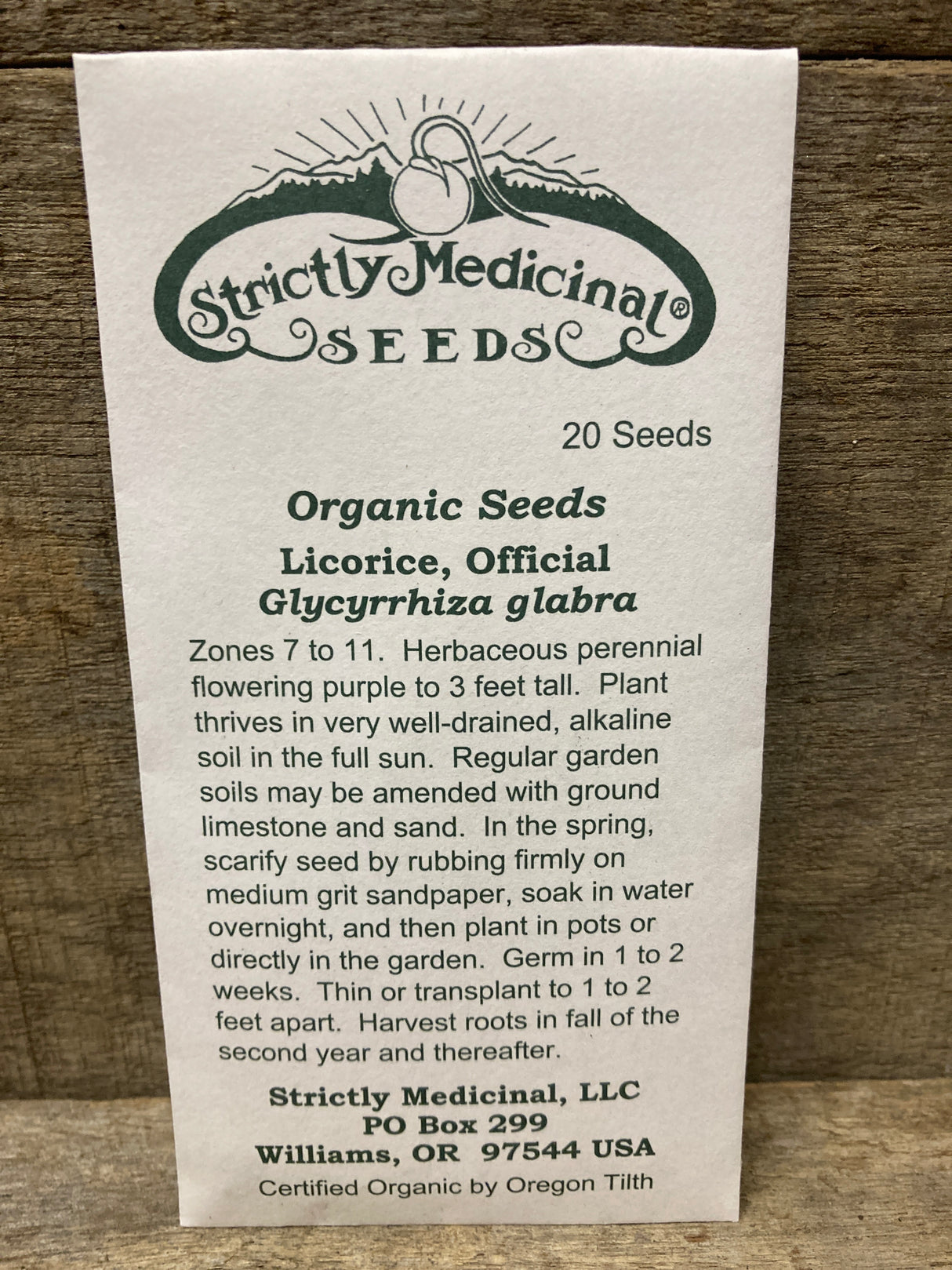 Seeds Licorice, Official
