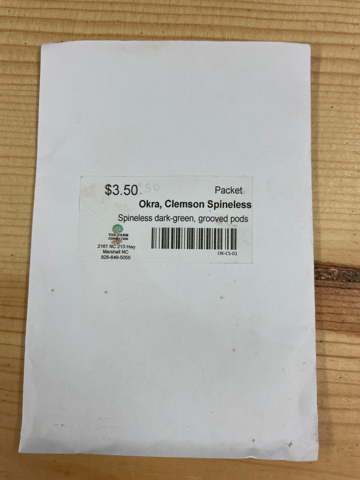 Seeds Okra, Clemson Spineless