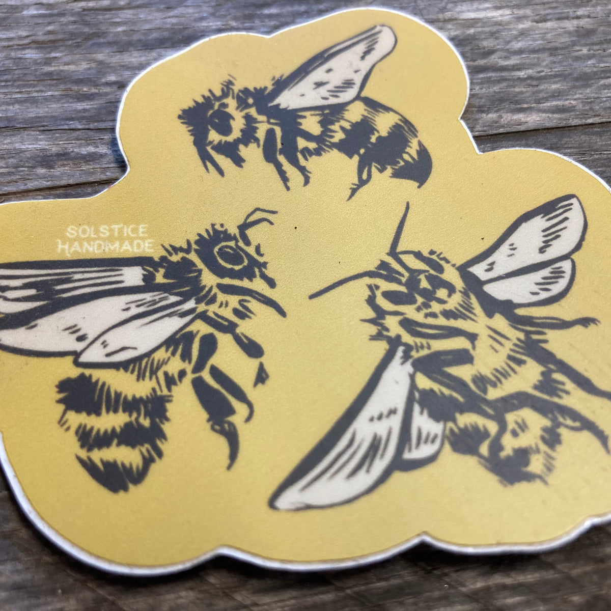 Bees Sticker – The Farm Connection
