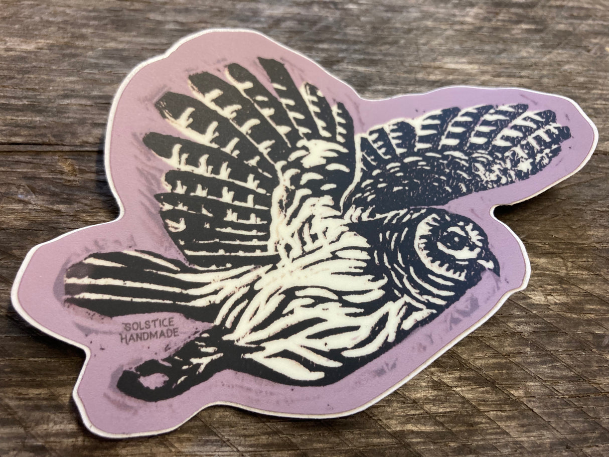 Barred Owl Sticker