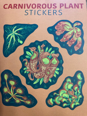 Carnivorous Plants Sticker Set