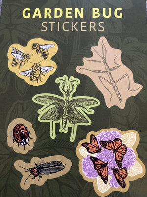 Garden Bugs Sticker Set