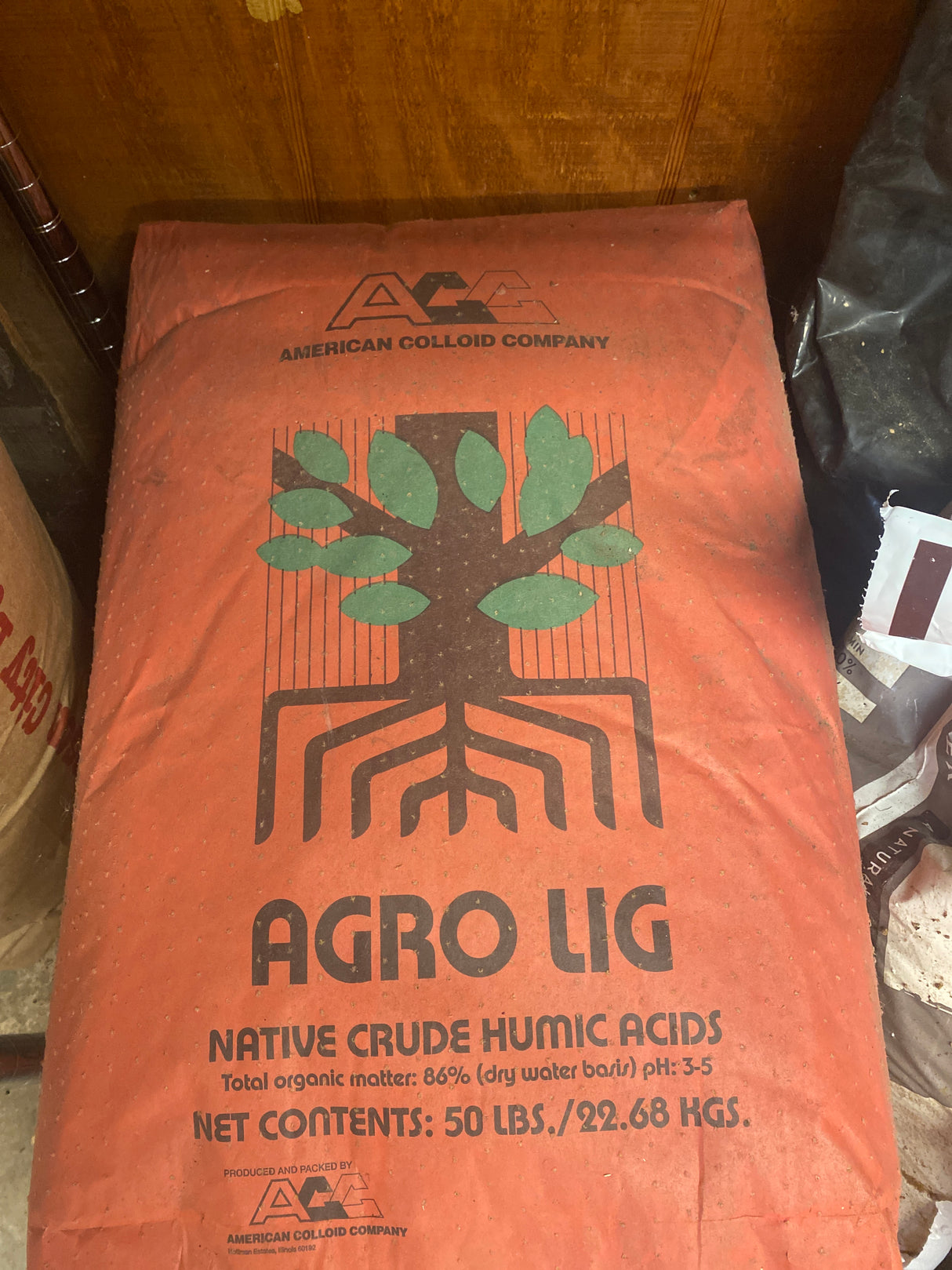 Agro Lig Native Crude Humic Acids for improving nutrient availability, soil structure, and microbial activity in regenerative systems