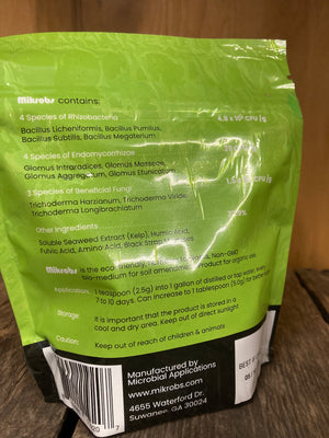 Mikrobs Microbial Superpack organic soil inoculant for boosting microbes, root growth, and nutrient availability in gardens and farms