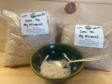 SEA-90 Agricultural Mineral with over 90 ocean-derived trace elements for soil remineralization, crop nutrition, and microbial support