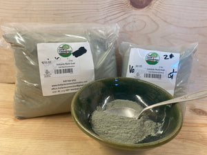 Volcanic Rock Dust for soil remineralization, trace nutrients, and microbial support in organic gardens and compost